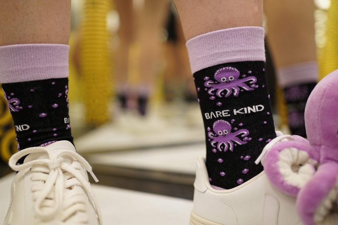 Photo styling with knee-high socks