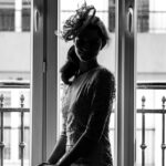 Photo black lace dress